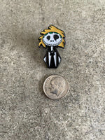 Jack Skellington as Beetlejuice Lapel Pin Nightmare Before Christmas Mash Up