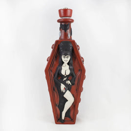 Tiki Farm Elvira Mistress of the Dark Bar Decanter Tank Standing Buffalo Mug