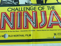 Challenge of the Lady Ninja Original One Sheet Movie Poster 1980 Shaw Brothers