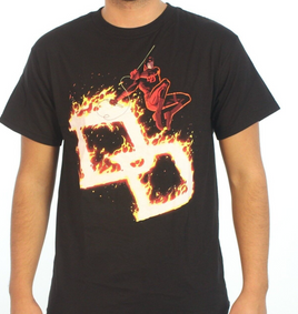 Daredevil Firebrand Men's T-Shirt Marvel Comics Size Small S Shirt