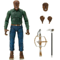 Lon Chaney The Wolfman Action Figure W/ Alternate Hands Head Cane Trap Jada Toys