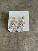 Sailor Moon Cartoon Artemis Anime Cat Earrings Gift