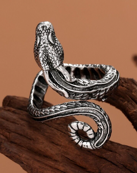 Adjustable Dragon Snake Metal Ring Dungeons & Dragons