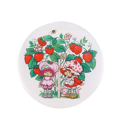 Strawberry Shortcake Vintage Style Button 1980's Cartoon Pin Girls Pinback