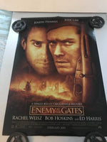 Enemy at the Gates Original One Sheet Movie Poster 2001 Jude Law Ralph Fiennes