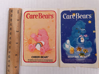 Rare Vintage 1983 Decal Sticker Care Bears Cheer & Bedtime American Greeting