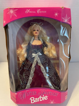 Vintage Winter Fantasy Barbie Doll Mattel 1996 Blonde Princess Special Edition