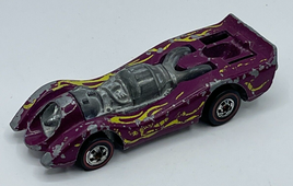 Hot Wheels Redline Jet Threat Vintage Purple Plum Car Mattel 1970 Hong Kong