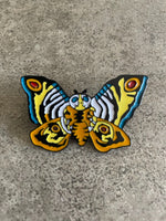 Mothra Monster Butterfly Lapel Pin Godzilla Kaiju