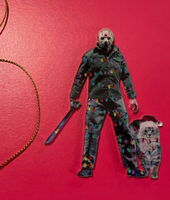 Jason Vorhees and Cat Friday the 13th Rear View Mirror Hang