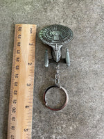 Star Trek Starship Enterprise Metal Keychain Sci Fi Fan Gift Science Fiction