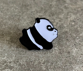 Cute Fat Funny Panda Bear Lapel Pin Animal Lovers