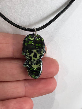 Military Army Skull Skeleton Tactical Necklace Charm Horror Valentines Day Gift