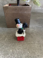 Vintage Hallmark Keepsake Christmas Mouse Ornament Wee Chimney Sweeper 1987 Mice