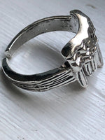 Adjustable Demon Monster Teeth Metal Ring