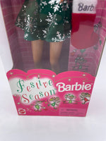 Vintage Festive Season Barbie Doll 1997 Special Edition Christmas Stocking