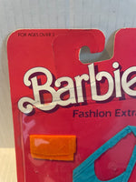 Rare Vintage Barbie Doll Fashion Extras Wallet & Purse Set 1984 New on Card