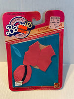 Rare Vintage Barbie Doll Fashion Extras Vest & Hat Set 1983 New on Card