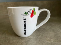 Estate Sale 2011 Starbucks Christmas Coffee Tea Mug Red and Green Mittens