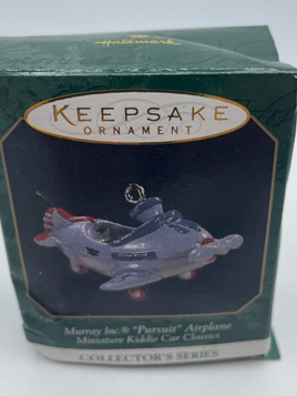 Hallmark Keepsake Ornament Murray Pursuit Airplane Miniature Kiddie Car 1997