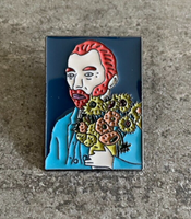 Self Portrait Vincent Van Gogh Art Artist Lapel Pin Fine Art Lovers