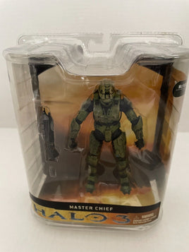 Master Chief Rare Green Face Action Figure 2008 Halo 3 Series 1 McFarlane Toys