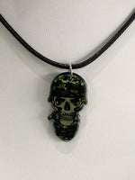 Military Army Skull Skeleton Tactical Necklace Charm Horror Valentines Day Gift