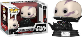 Star Wars ROTJ 40th Darth Vader Unmasked Vinyl POP Figure #610 Funko Sith Lord