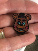 Five Night's At Freddy's Lapel Pin Video Game Horror Character Freddy Bear