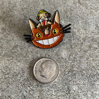 My Neighbor Totoro Mei and Catbus Lapel Pin Hayao Miyazaki Anime Cat Bus