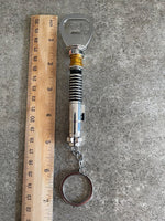 Star Wars Lightsaber Bottle Opener Metal Keychain Sci Fi Fan Jedi Knight Gift