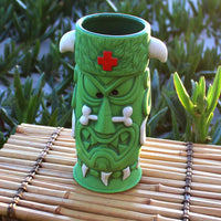 Derek's Witch Doctor Tiki Mug Tiki Farm Mug Jungle Green Variant 2022 Totem