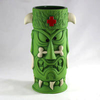 Derek's Witch Doctor Tiki Mug Tiki Farm Mug Jungle Green Variant 2022 Totem