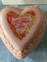 Vintage Avon "A Token of Love" Special Occasion Fragranced Heart Soaps Unused