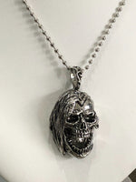 Gothic Skull Horror Necklace Charm Iron Maiden Horror Gothic Lovers Gift