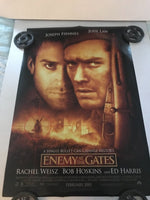 Enemy at the Gates Original One Sheet Movie Poster 2001 Jude Law Ralph Fiennes