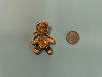 Vintage AAI Christmas Teddy Bear Brooch Women's Lapel Pin