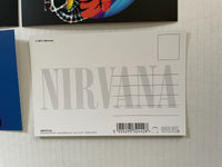 Nirvana Record Album Post Card Photo Prints & Lapel Pin Gift Set