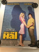 Shallow Hal Original One Sheet Movie Poster 2001 Jack Black Gwyneth Paltrow