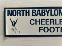 Vintage Bumper Sticker North Babylon Athletic Club Cheerleading Football