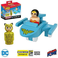 Wonder Woman Invisible Jet with Cheetah Pin Mates Figure Set Justice League