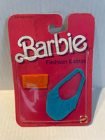 Rare Vintage Barbie Doll Fashion Extras Wallet & Purse Set 1984 New on Card