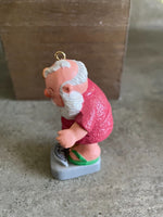 Vintage Hallmark Keepsake Christmas Ornament Santa Claus Tipping the Scales 1986