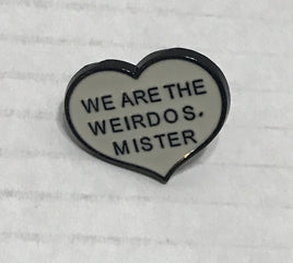 The Craft Movie Quote We Are The Weirdo's Mister Heart Shaped Lapel Pin Horror