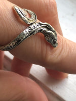 Adjustable Dragon Snake Metal Ring Dungeons & Dragons