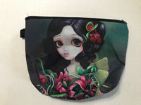 Gothic Toddler Garden Fairy Change Purse Makeup Bag Venus Flytrap