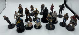 Star Wars 4" PVC Figures Cake Topper Lot of 17 Disney Chewbacca Rey Darth Vader