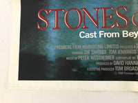 Rare Vintage Stones of Death One Sheet Movie Poster 1988 Horror Film