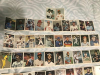 1982 Fleer Logo Sticker Stamp Lot of 82 Ron Guidry Reggie Jackson MLB