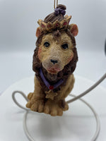 Vintage Wizard of Oz Cowardly Lion Ornament figurine Smithsonian Christmas